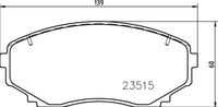 Колодки тормозные дисковые /комплект 4 шт BREMBO P 54 059