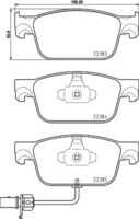 Колодки тормозные дисковые /комплект 4 шт BREMBO P 85 153X