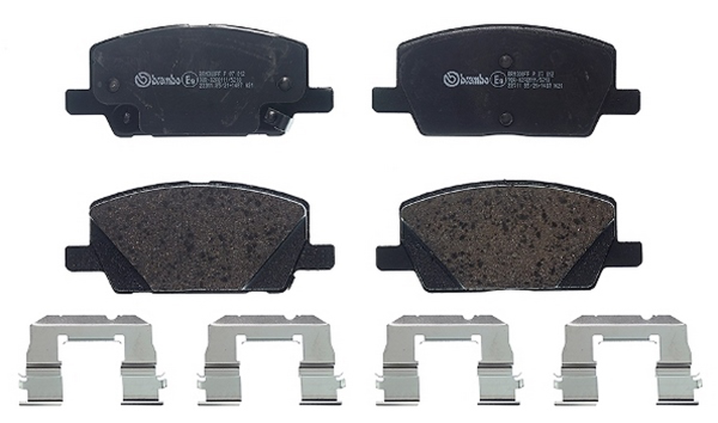 Комплект колодок для дисковых тормозов BREMBO P07012