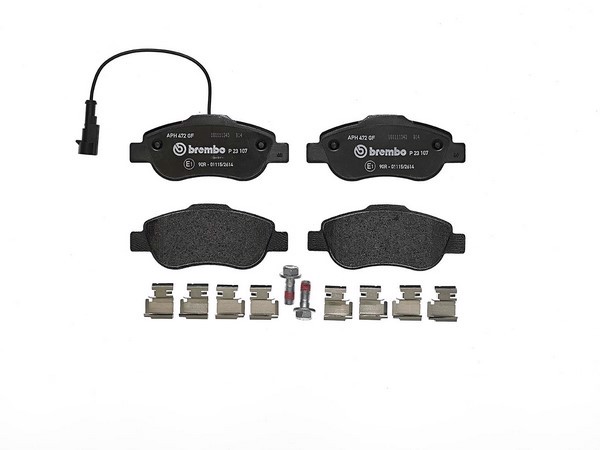 Колодки тормозные дисковые BREMBO P23107