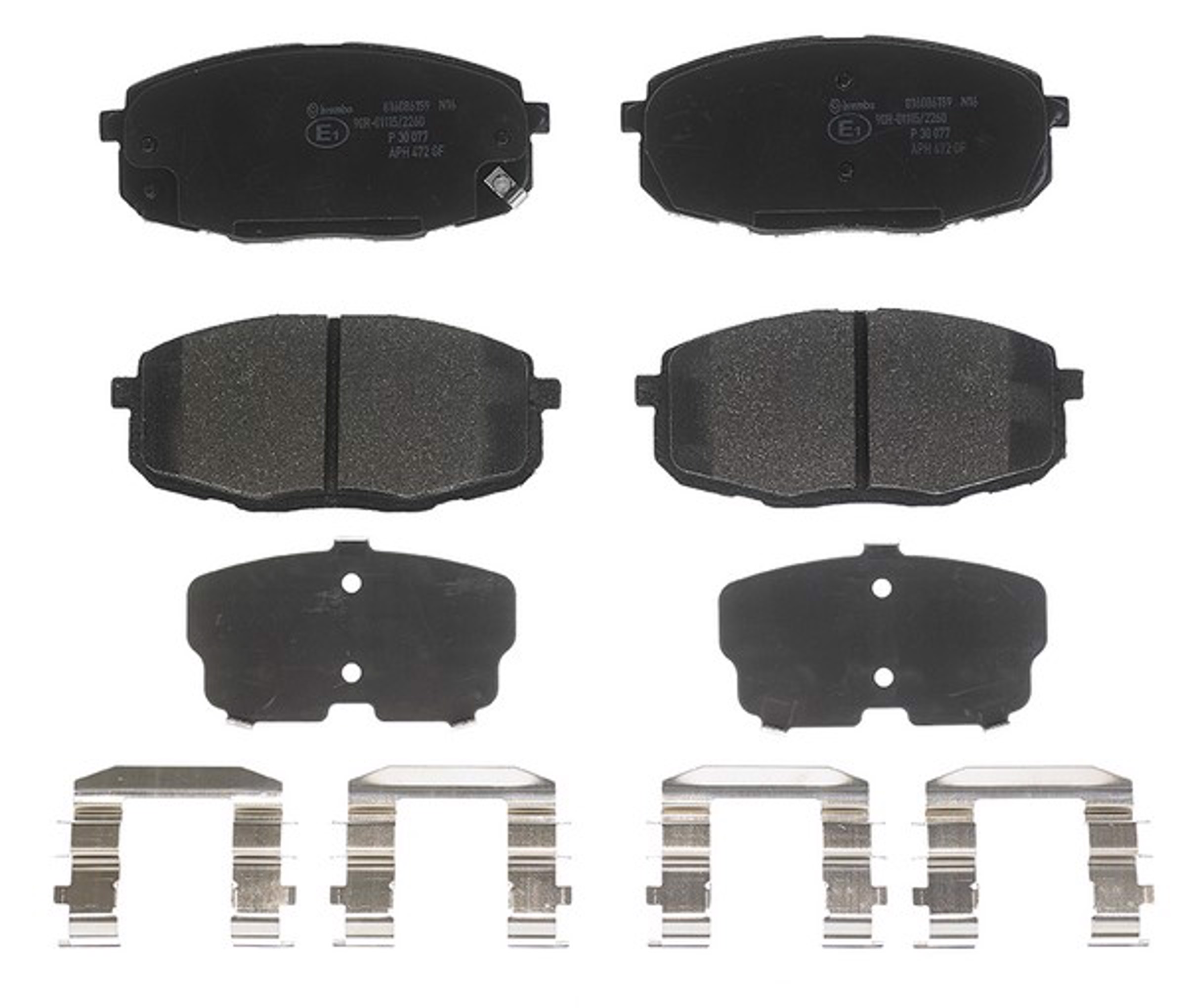 Тормозные колодки BREMBO P30077