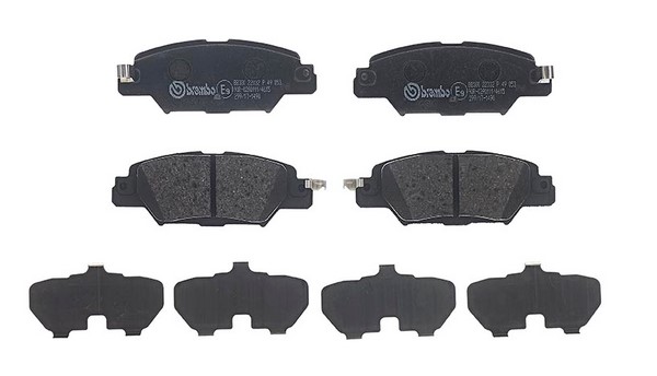 Комплект тормозных колодок дискового тормоза BREMBO P49053