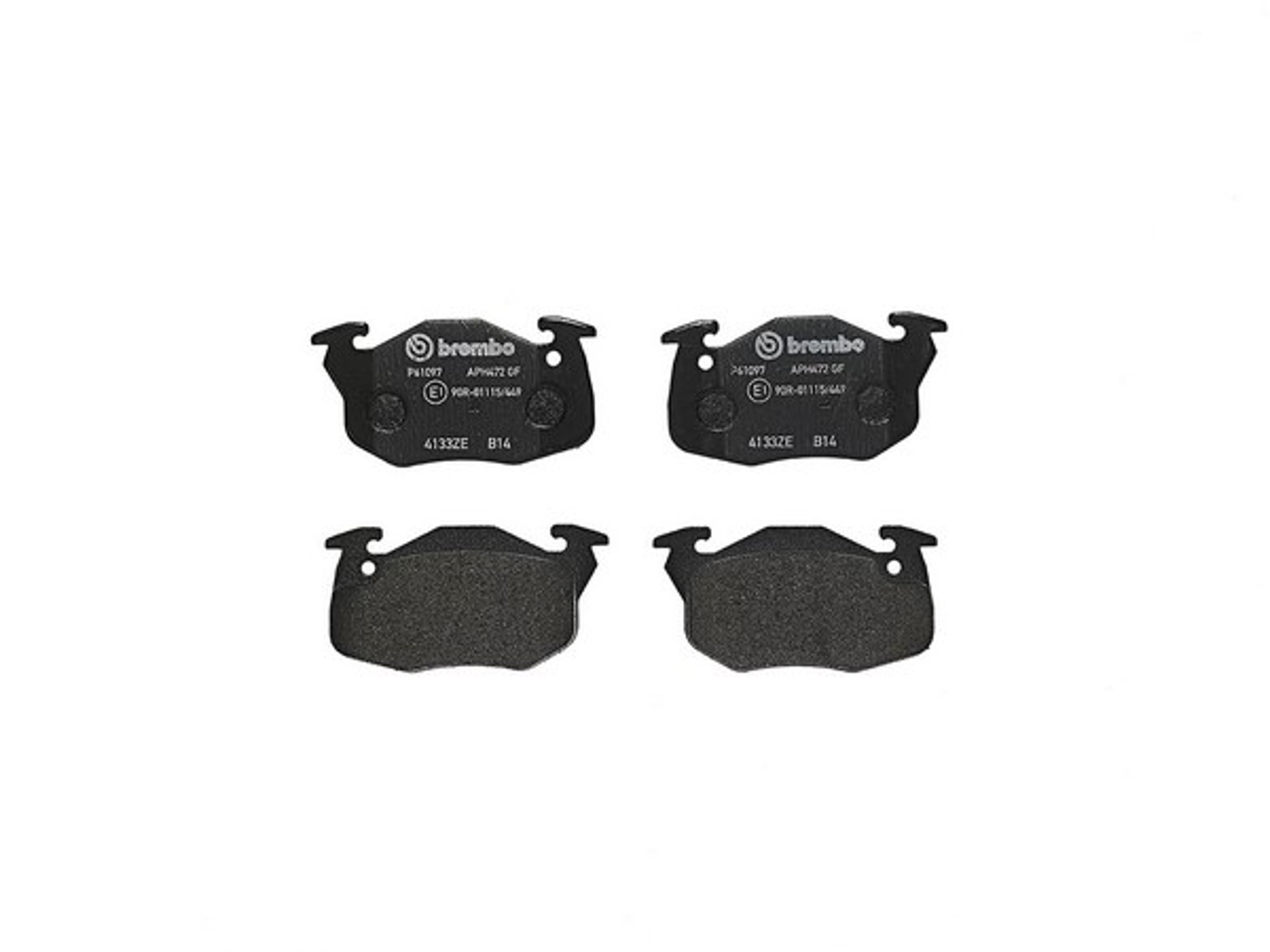 Колодки тормозные дисковые BREMBO P61097