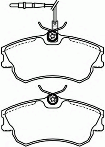 Тормозные колодки BREMBO P68023