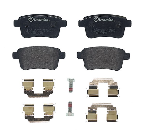Тормозные колодки BREMBO P68043