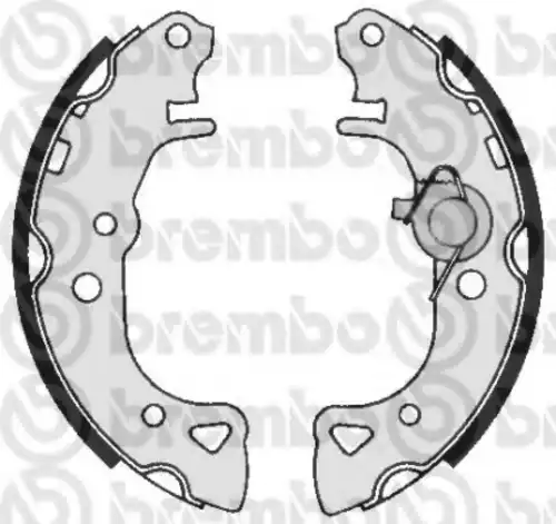 Тормозные колодки задние (барабанные) BREMBO S61516
