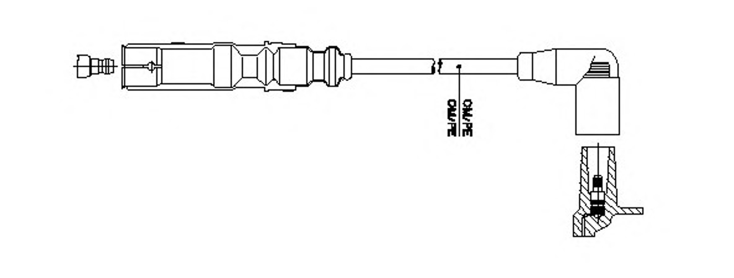 Провод зажигания BREMI 1A23/46