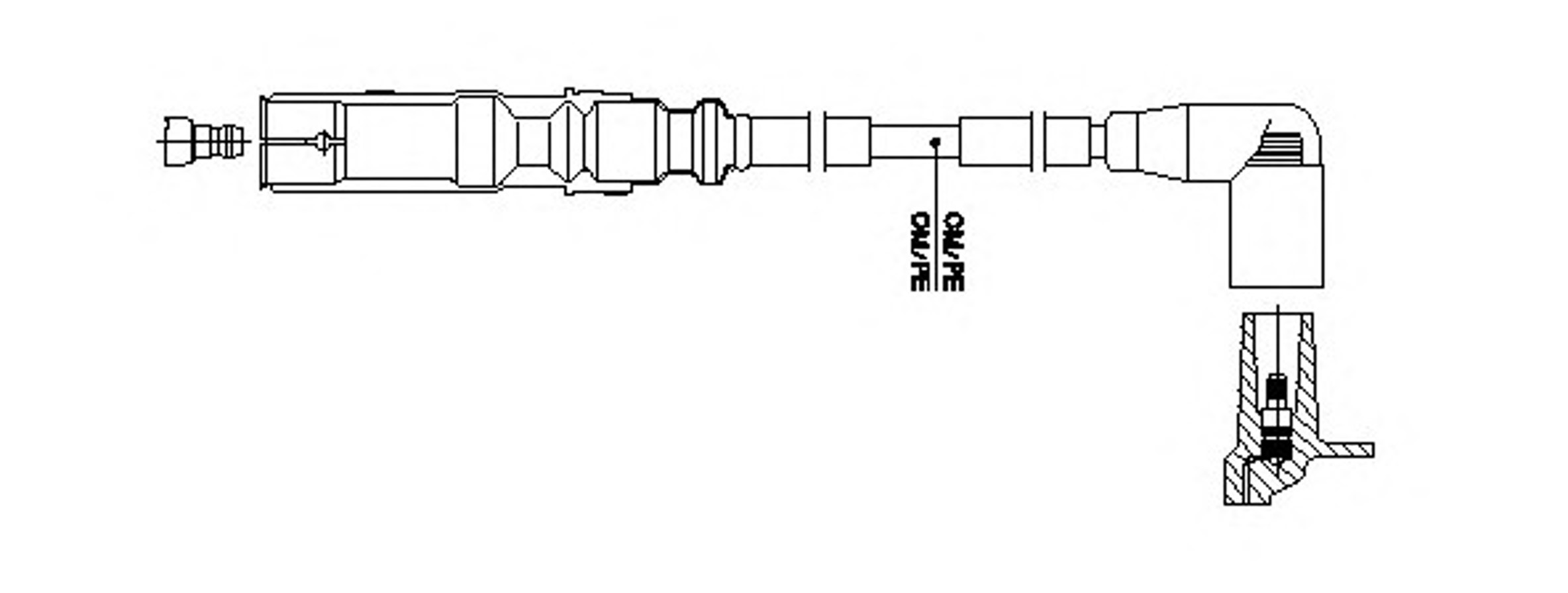 Провод зажигания BREMI 1A23F61