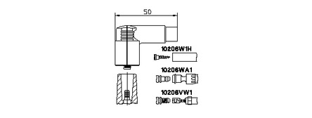 Вилка распределитель зажигании BREMI 10206VW1