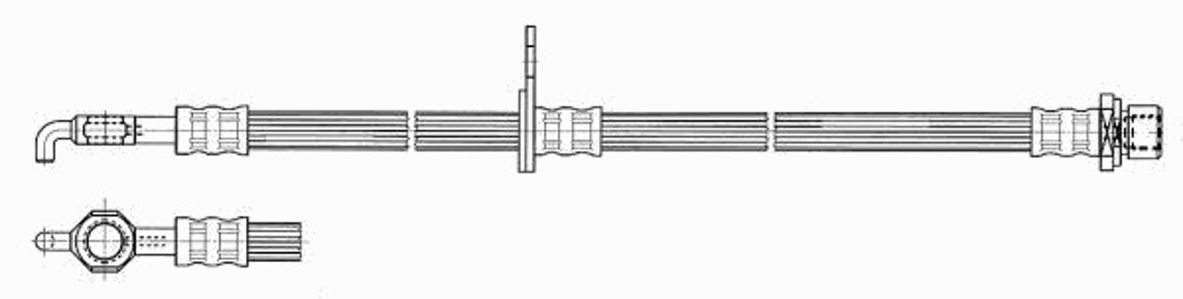 Шланг тормозной CEF 512309