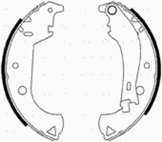 Колодки тормозные барабанные CIFAM 153-081Y