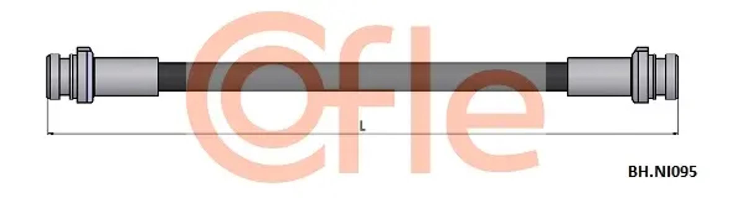 Шланг тормозной COFLE 92.BH.NI095