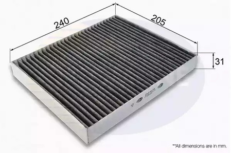 Filter interior air COMLINE EKF417A
