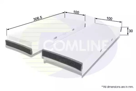 Фильтр салона COMLINE EKF164