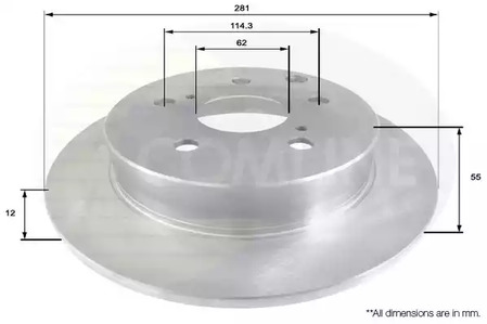 Тормозные диски COMLINE ADC01137