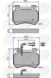 Колодки COMLINE CBP12102