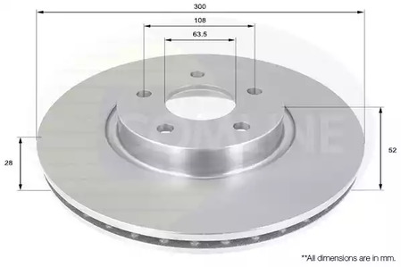 Тормозные диски COMLINE ADC1249V