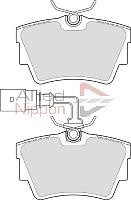 Комплект тормозных колодок дисковый тормоз COMLINE CBP11151