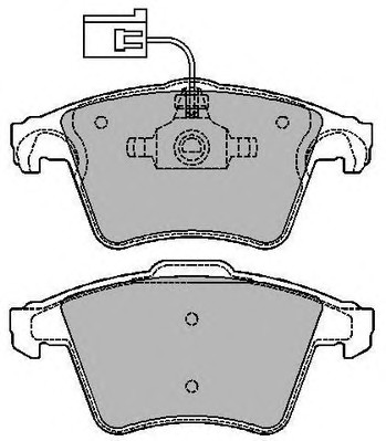 Колодки тормозные дисковые передние комплект COMLINE CBP11312
