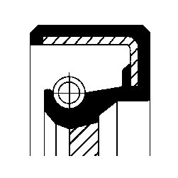 Сальник кпп CORTECO 010 267 08B
