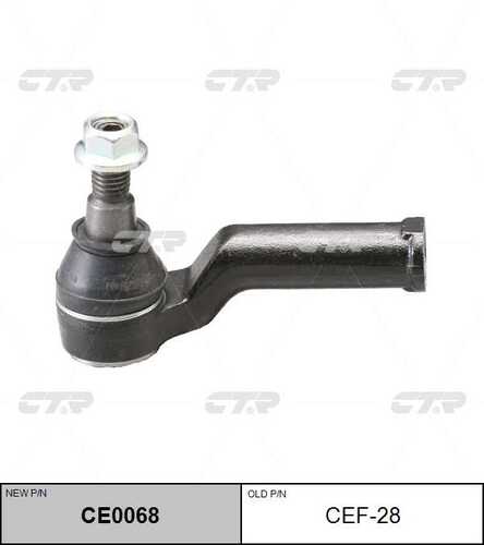 Наконечник рулевой тяги лев ford galaxy 06- mondeo 07- CTR CE0068
