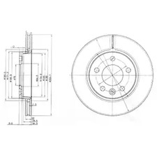 Диск тормозной DELPHI BG3893