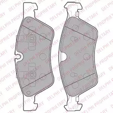 Колодка тормозная дисковая комплект DELPHI LP2125