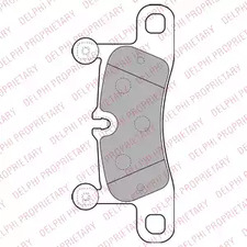 Тормозные колодки DELPHI LP2233