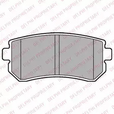 Колодки тормозные дисковые DELPHI LP2303