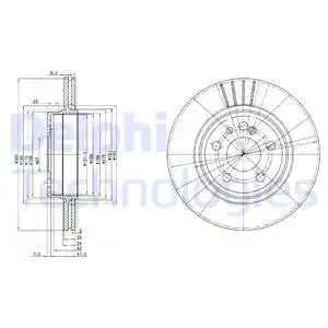 Тормозные диски DELPHI BG2740