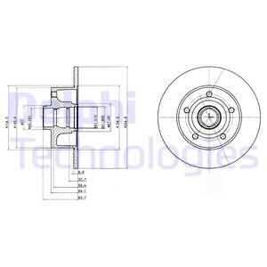 Тормозные диски DELPHI BG3030
