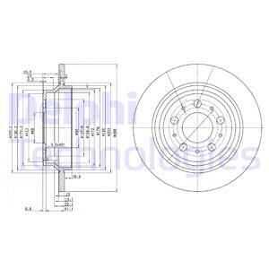 Тормозные диски DELPHI BG3515