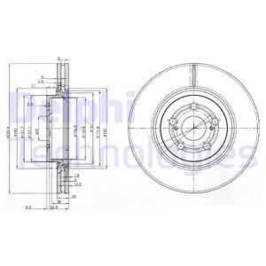 Тормозные диски DELPHI BG3914