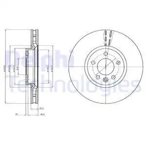 Тормозные диски DELPHI BG9106