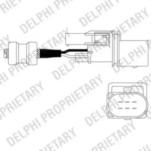 Датчик давления наддува во впускном коллекторе DELPHI ES11014-12B1
