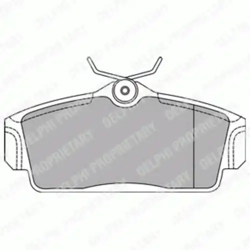 Тормозные колодки DELPHI LP1435