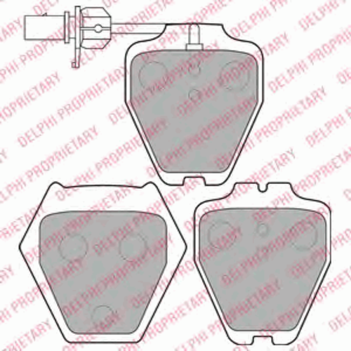 Тормозные колодки DELPHI LP1703