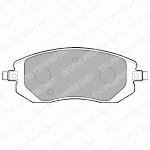 Тормозные колодки DELPHI LP1718
