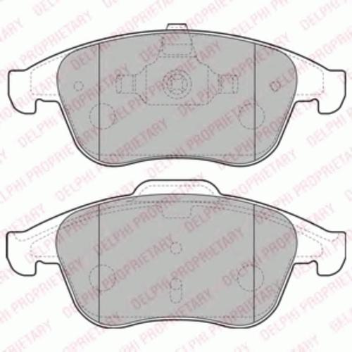 Тормозные колодки DELPHI LP2181