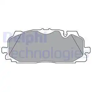 Колодки тормозные дисковые комплект DELPHI LP3302