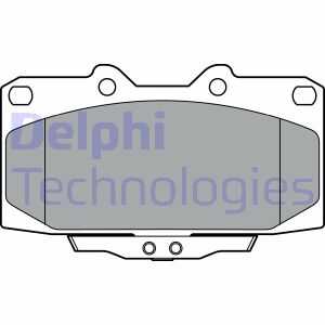 Колодки тормозные дисковые комплект DELPHI LP3409
