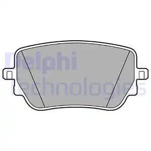 Lp3439 дисковые тормозные колодки комплект DELPHI LP3439