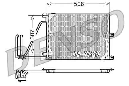 Конденсатор кондиционера DENSO DCN20030
