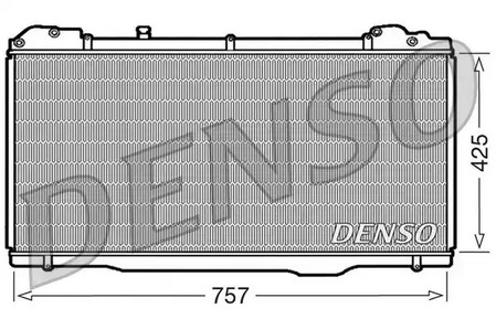 Радиатор охлаждения двигателя DENSO DRM23023