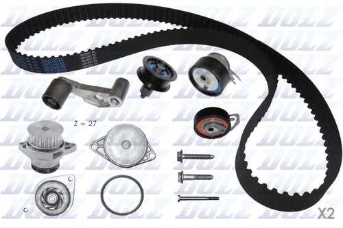 Комплект грм (с помпой) DOLZ KD051