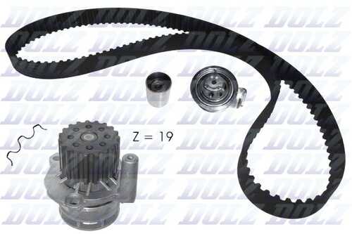 Комплект грм с водяным насосом DOLZ KD105