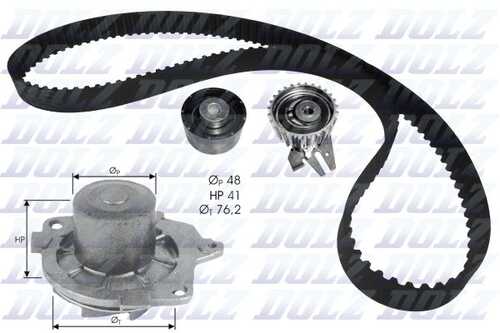 Комплект грм с водяным насосом DOLZ KD114