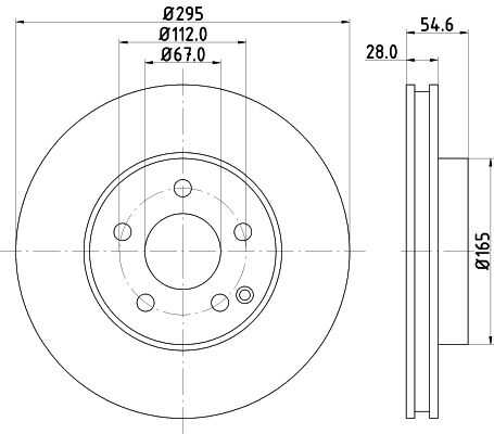 Диск тормозной DON PCD10692