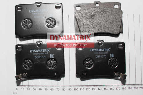 Комплект колодок для дисковых тормозов DYNAMATRIX-KOREA DBP1570