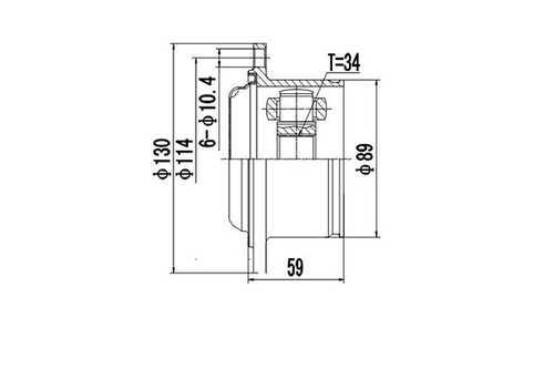 Комплект шруса DYNAMATRIX-KOREA DCV650019